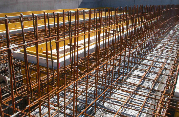 Beton priređen na mjestu upotrebe - Izgradnja temelja - Industrijska i obrtnička gradnja