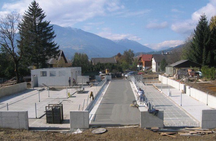 Beton priređen na mjestu upotrebe - Izgradnja temelja - Industrijska i obrtnička gradnja