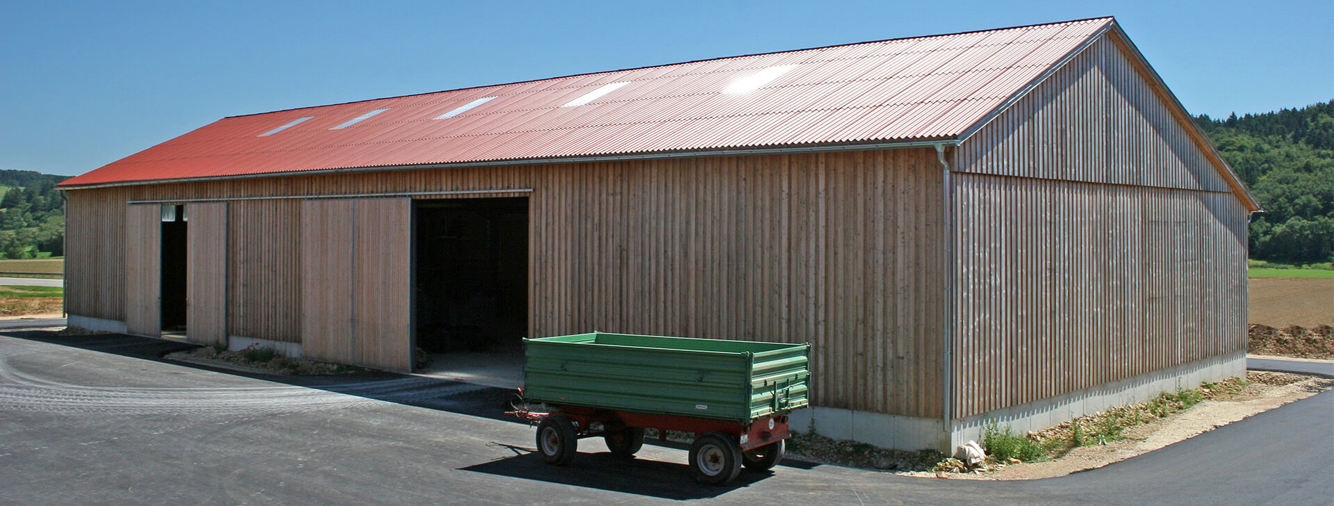 Hale za strojeve i opremu - Izgradnja poljoprivrednih objekata - WOLF System