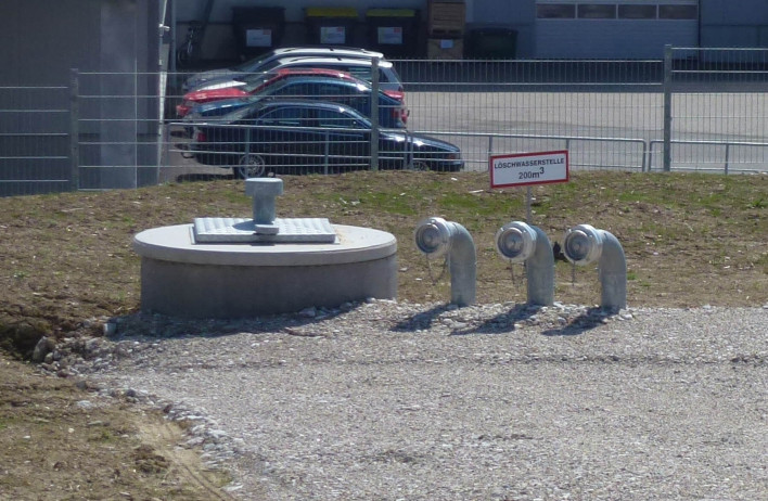 Spremnici vode za gašenje - Spremnici za obrt i industriju - Betonski spremnici