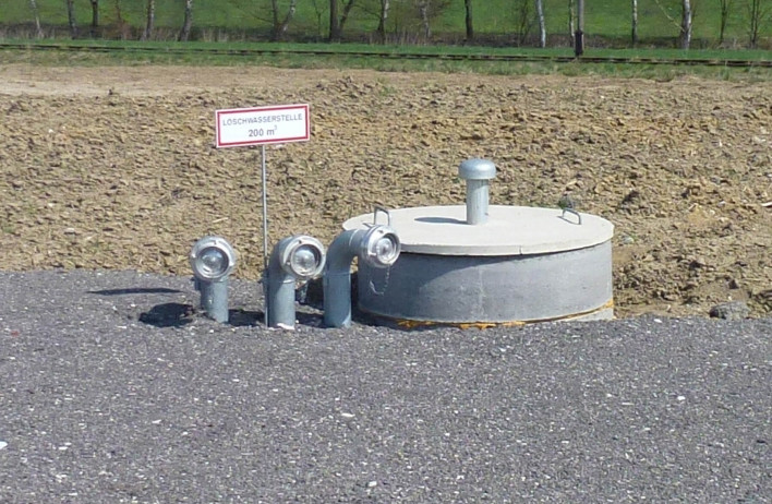 Spremnici vode za gašenje - Spremnici za obrt i industriju - Betonski spremnici