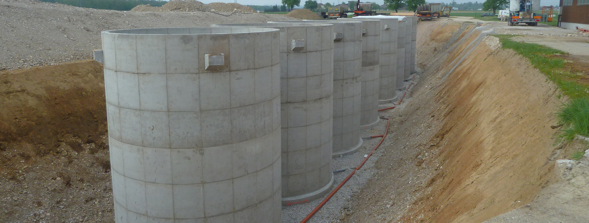 Silosi za stočnu hranu - Silosi za poljoprivredne svrhe - Betonski spremnici